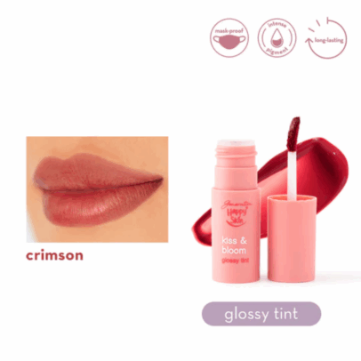 Kiss & Bloom Glossy Tint - Crimson