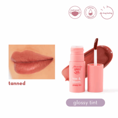 Kiss & Bloom Glossy Tint - Tanned