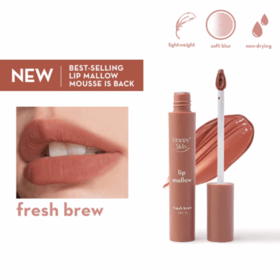 Happy Skin Lip Mallow Mousse - Fresh Brew