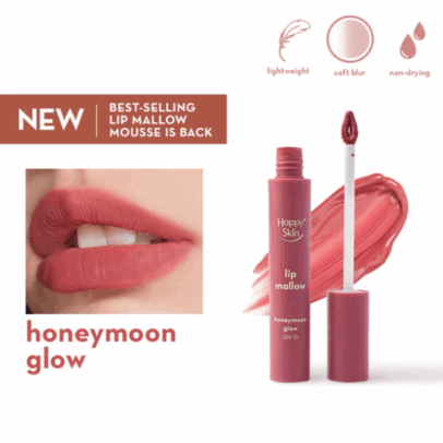Happy Skin Lip Mallow Mousse - Honeymoon Glow