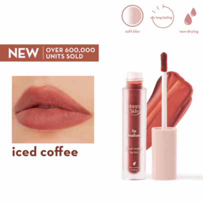 Happy Skin Lip Mallow Tint - Iced Coffee